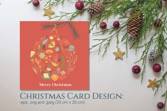 Christmas Bauble Card with Fold Art Review