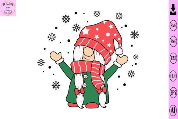 Christmas Gnome Svg Graphics & Illustrations Review