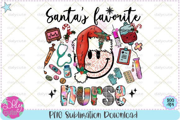 Christmas Nurse Sublimation Graphics & Illustrations Review