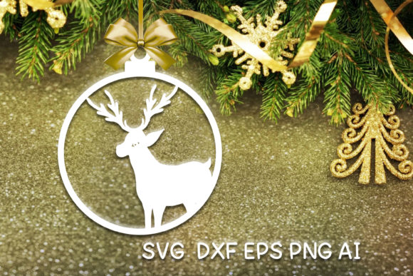 Christmas Ornament Ball Reindeer V2: Graphics & Crafts Review