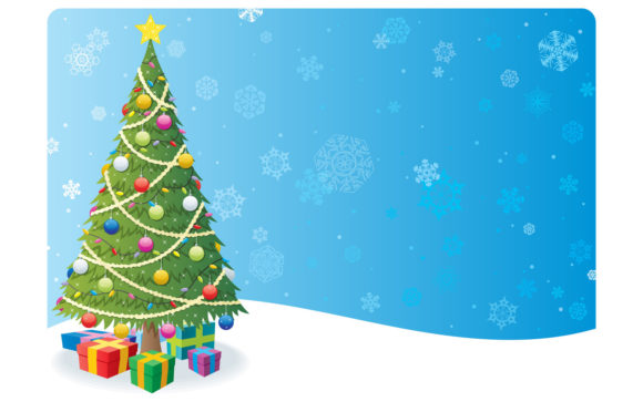 Christmas Tree Background 1: Graphics & Illustrations Review