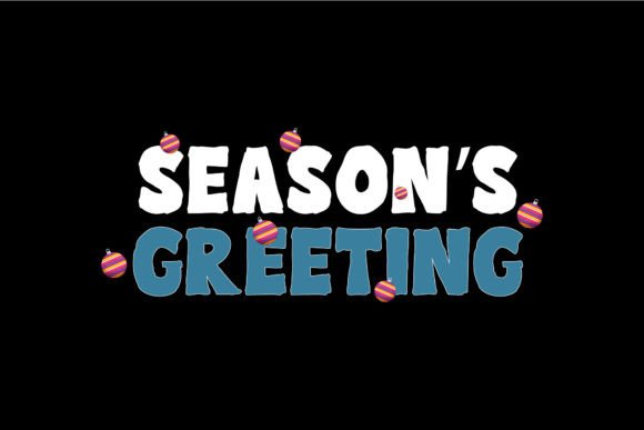 Christmas Typography Celebration Vector Graphics Review