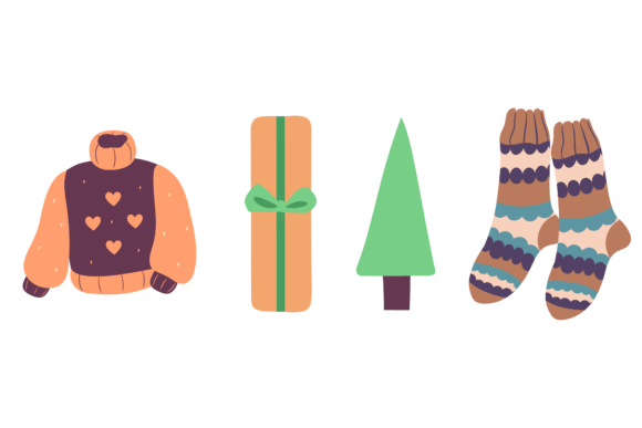 Set Christmas Graphics and Illustrations Review