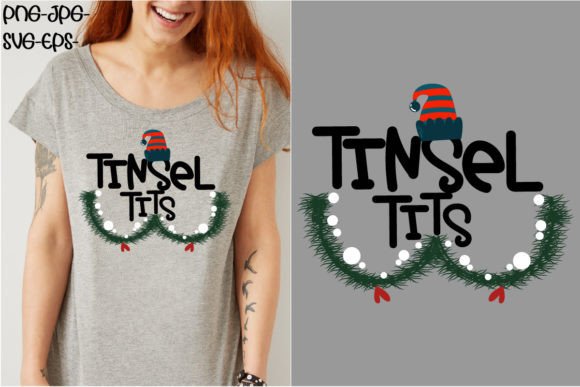 Tinsel Tits Christmas Graphics & Illustrations Review