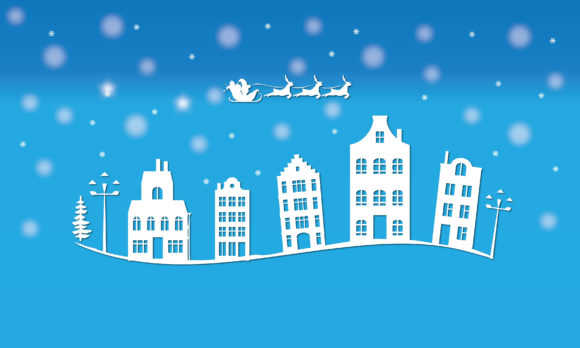 Winter Christmas House Graphics for Crafts Review