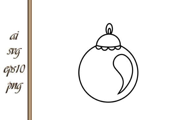 Xmas Tree Ball Doodle Sketch: Graphics & Illustrations Review